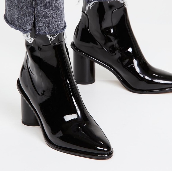 rag & bone Black Heeled Boots - Picture 1 of 6